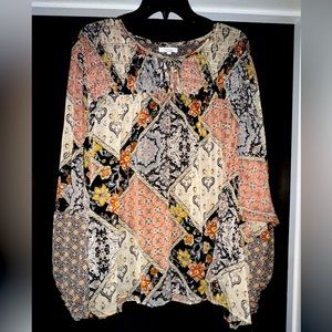 Maurice’s shirt, light weight and flattering.